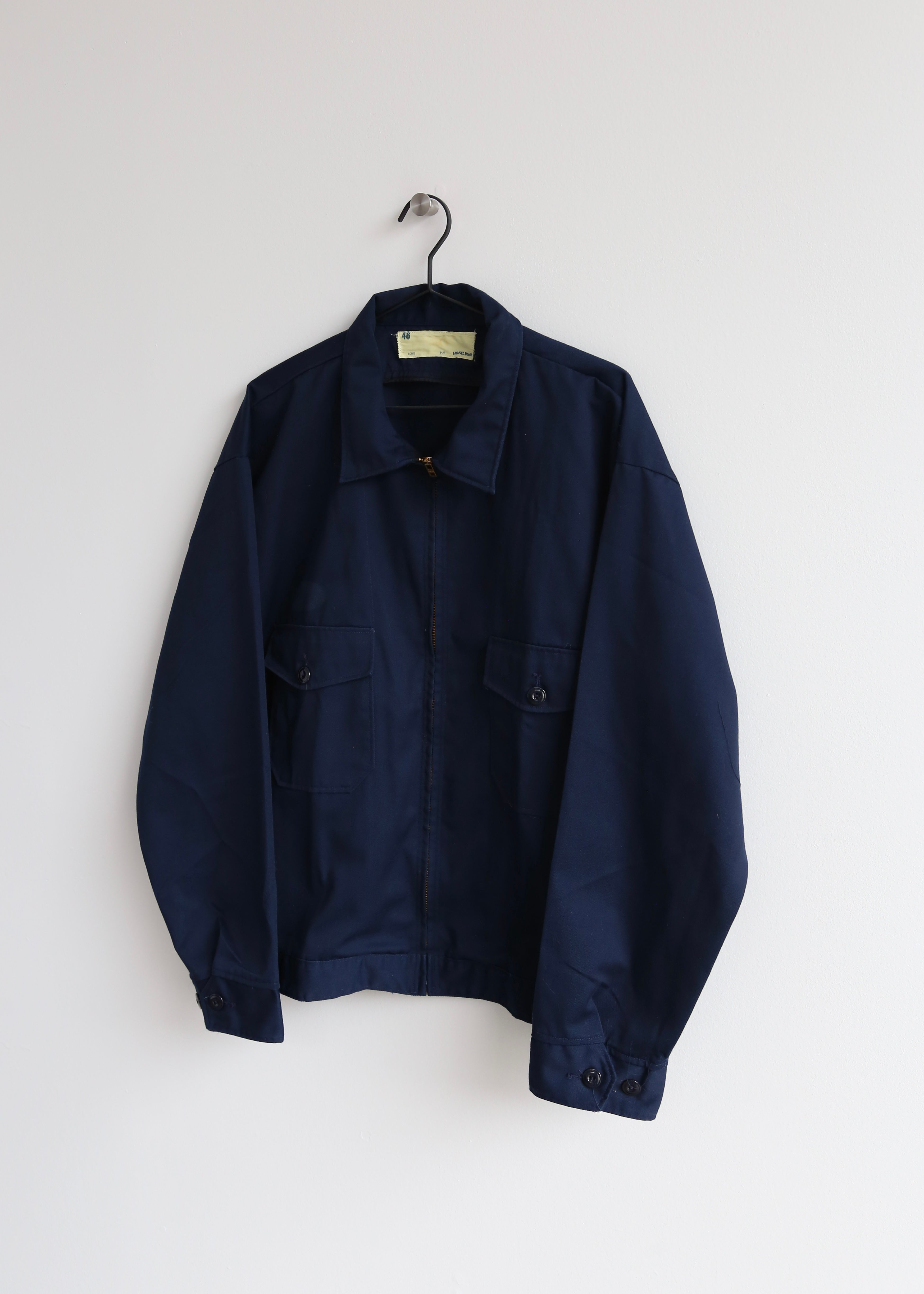 50s USA製　setlow WORK JACKETワークジャケットネイビー 82637D50-0279-4547-A7A8-