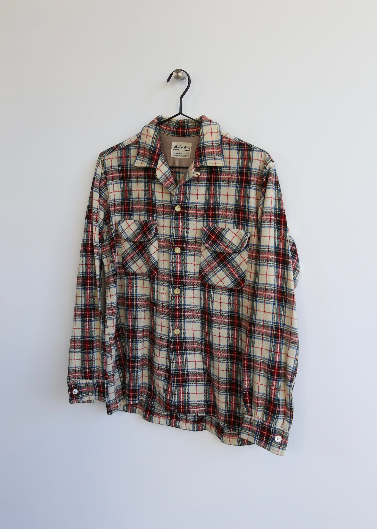 60’s Plaid Loop Collar