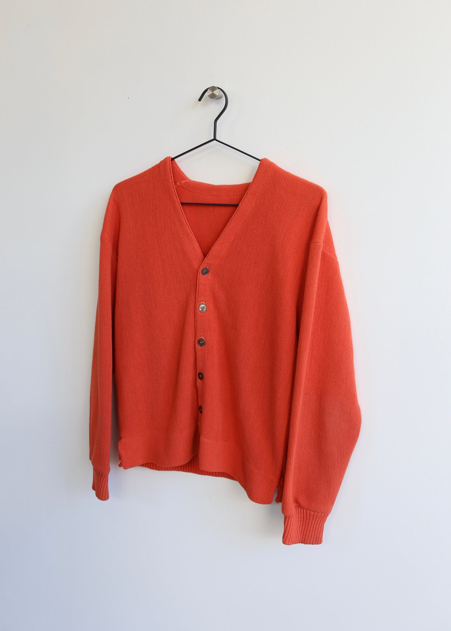 60’s Faded Orange Cardigan