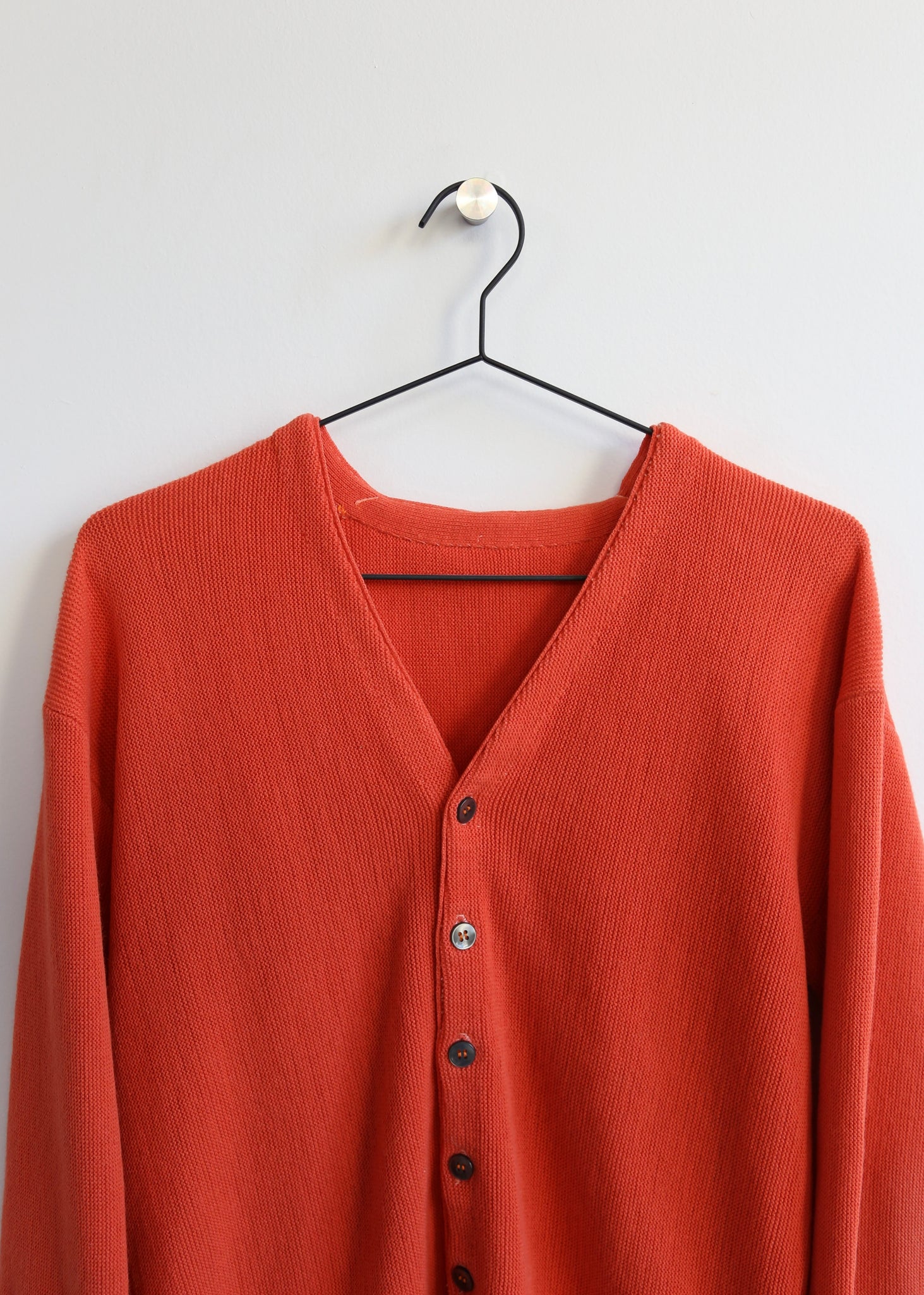 60’s Faded Orange Cardigan