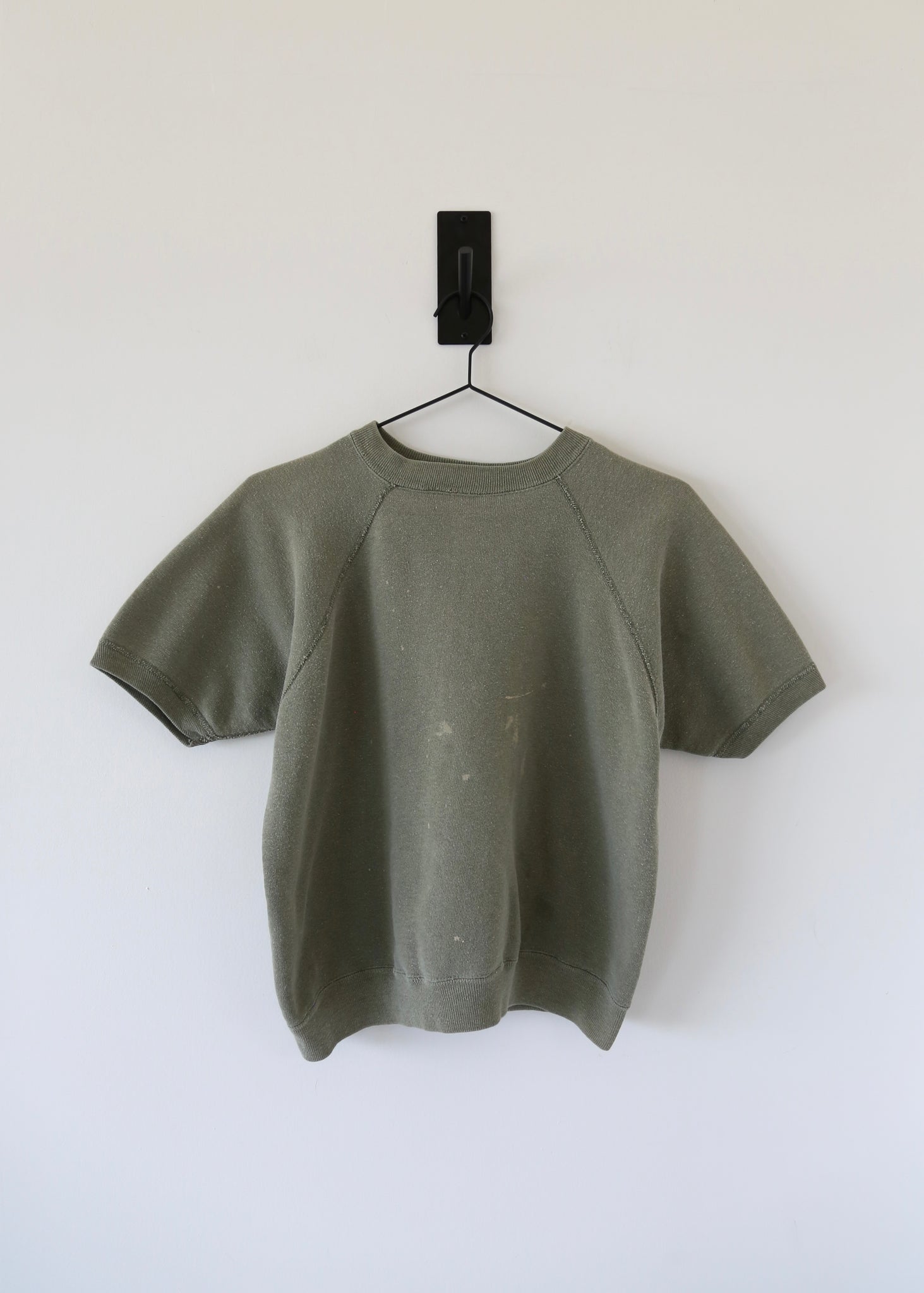 60’s Sage Green Short Sleeve Sweat