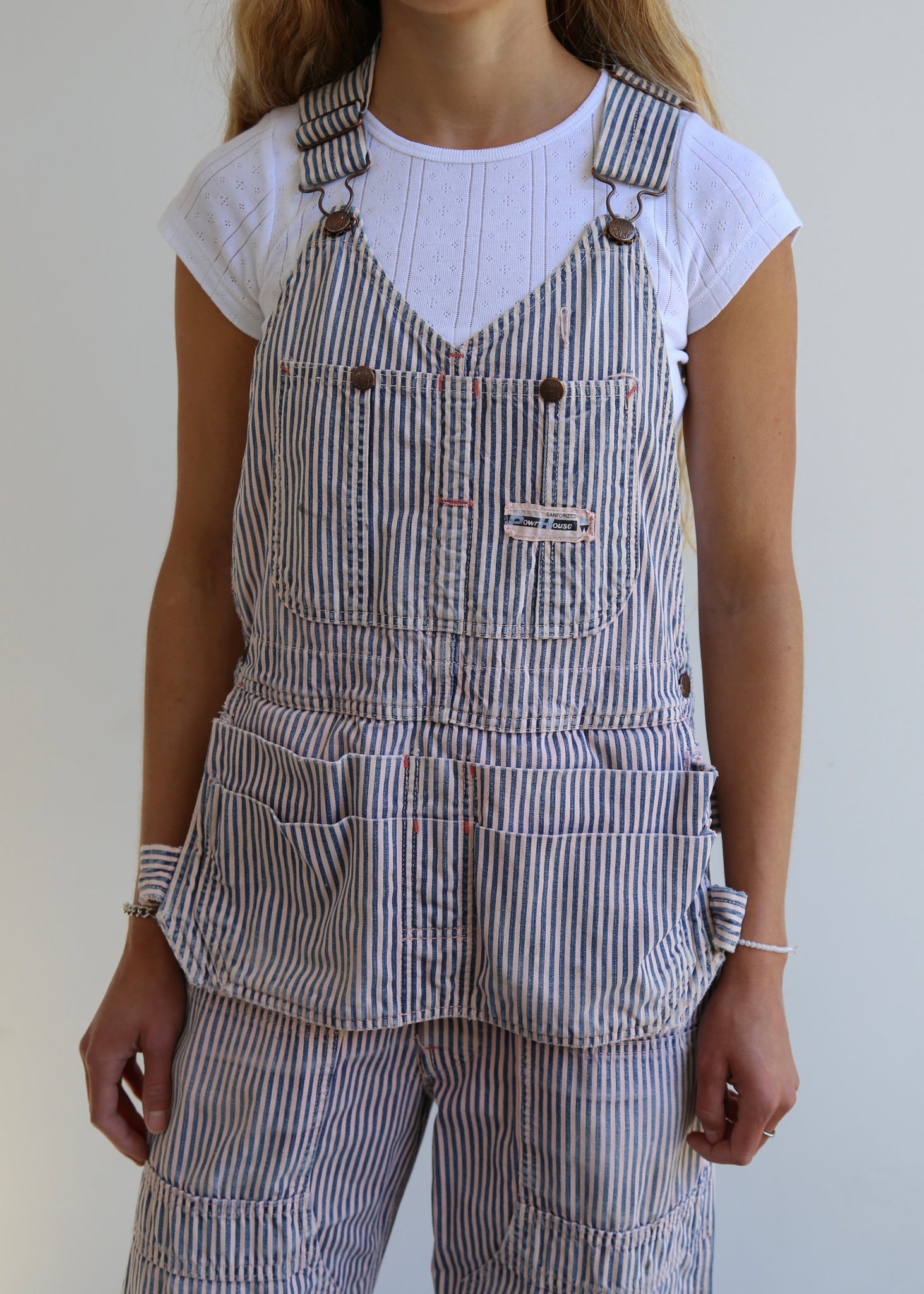 50’s Hickory Striped Powerhouse Overalls