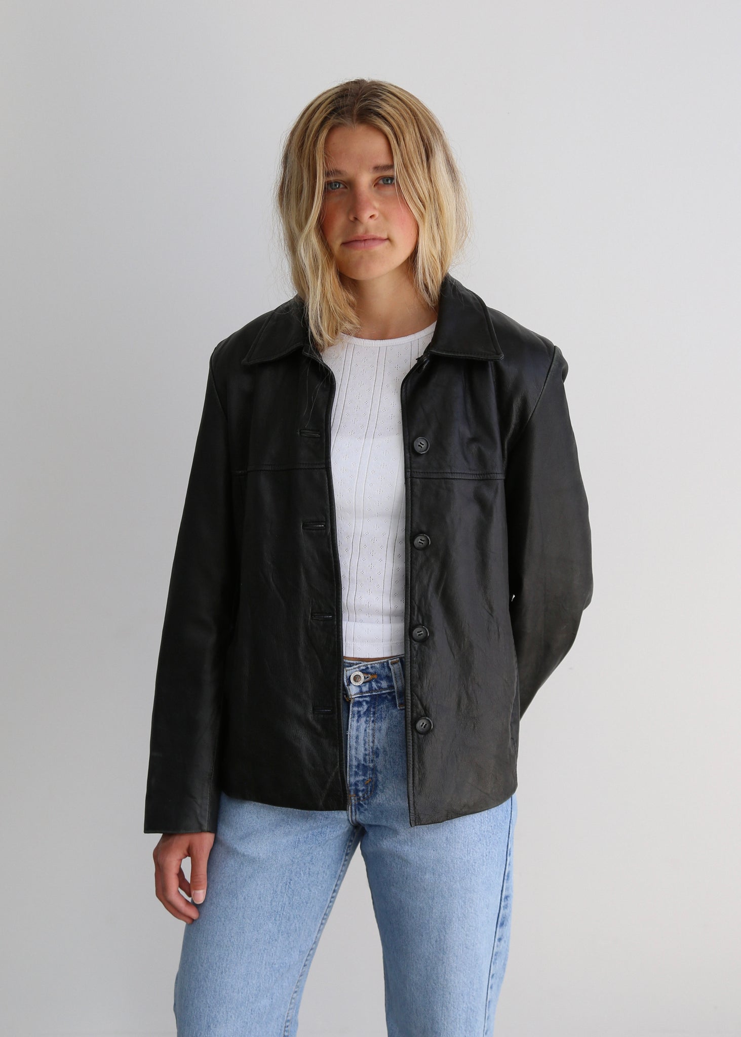 90’s Leather Jacket