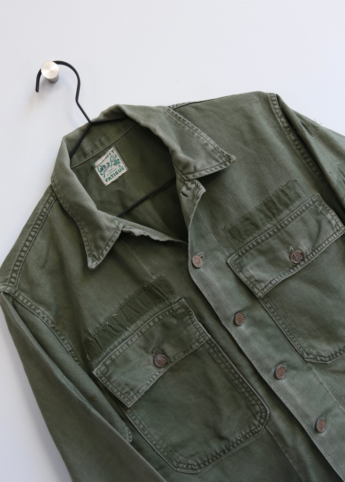 50’s 13 Star Button Fatigue Shirt
