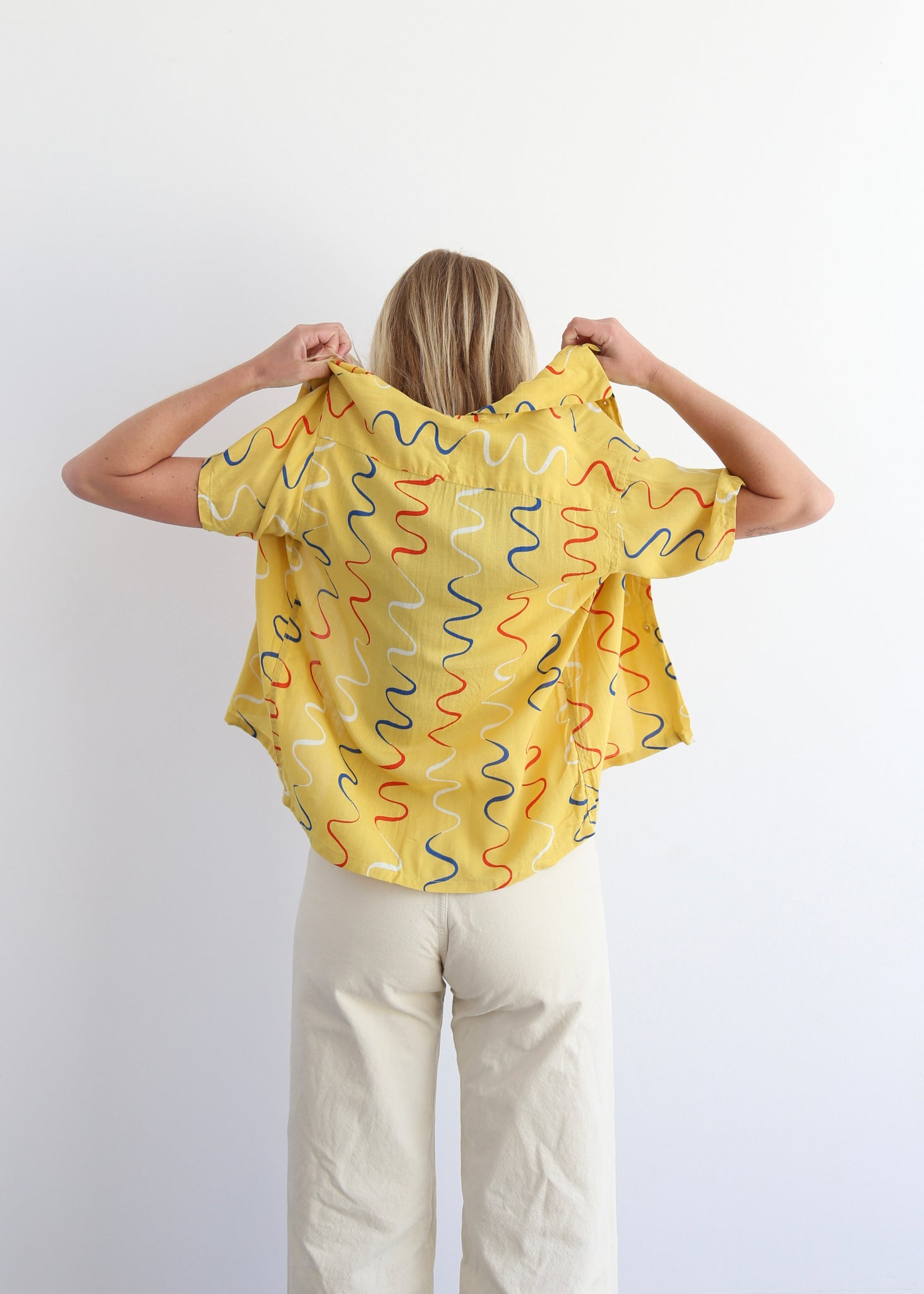 50’s Rayon Loop Collar Shirt