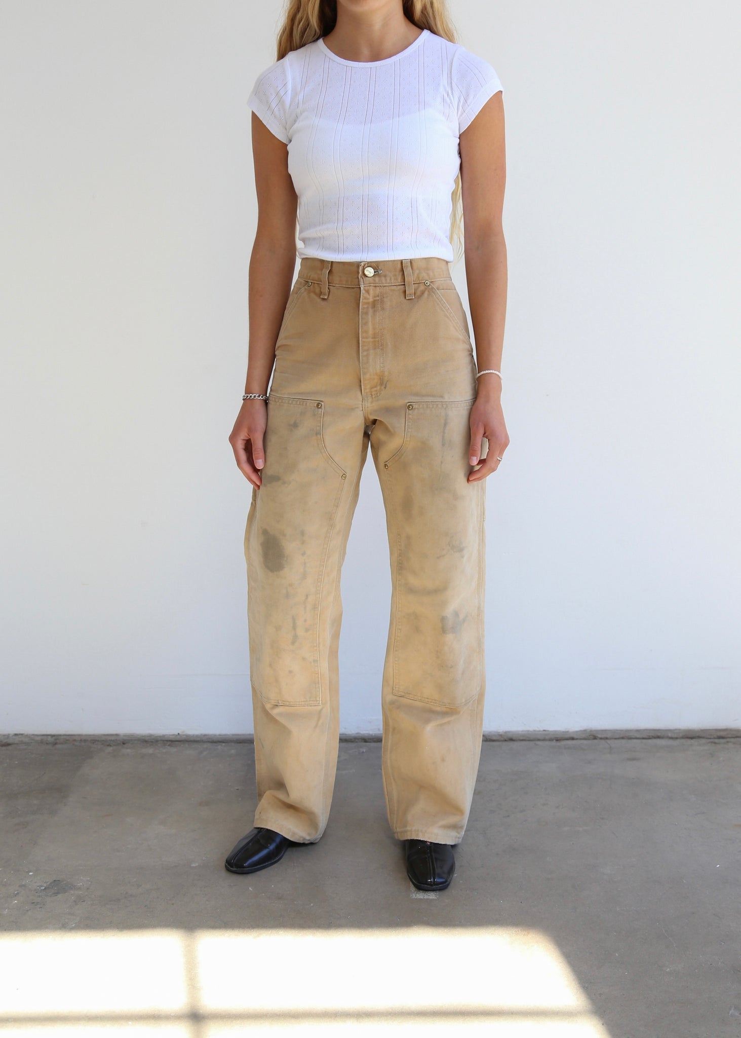 90’s Faded Carhartt Double Knee Pant (28”)