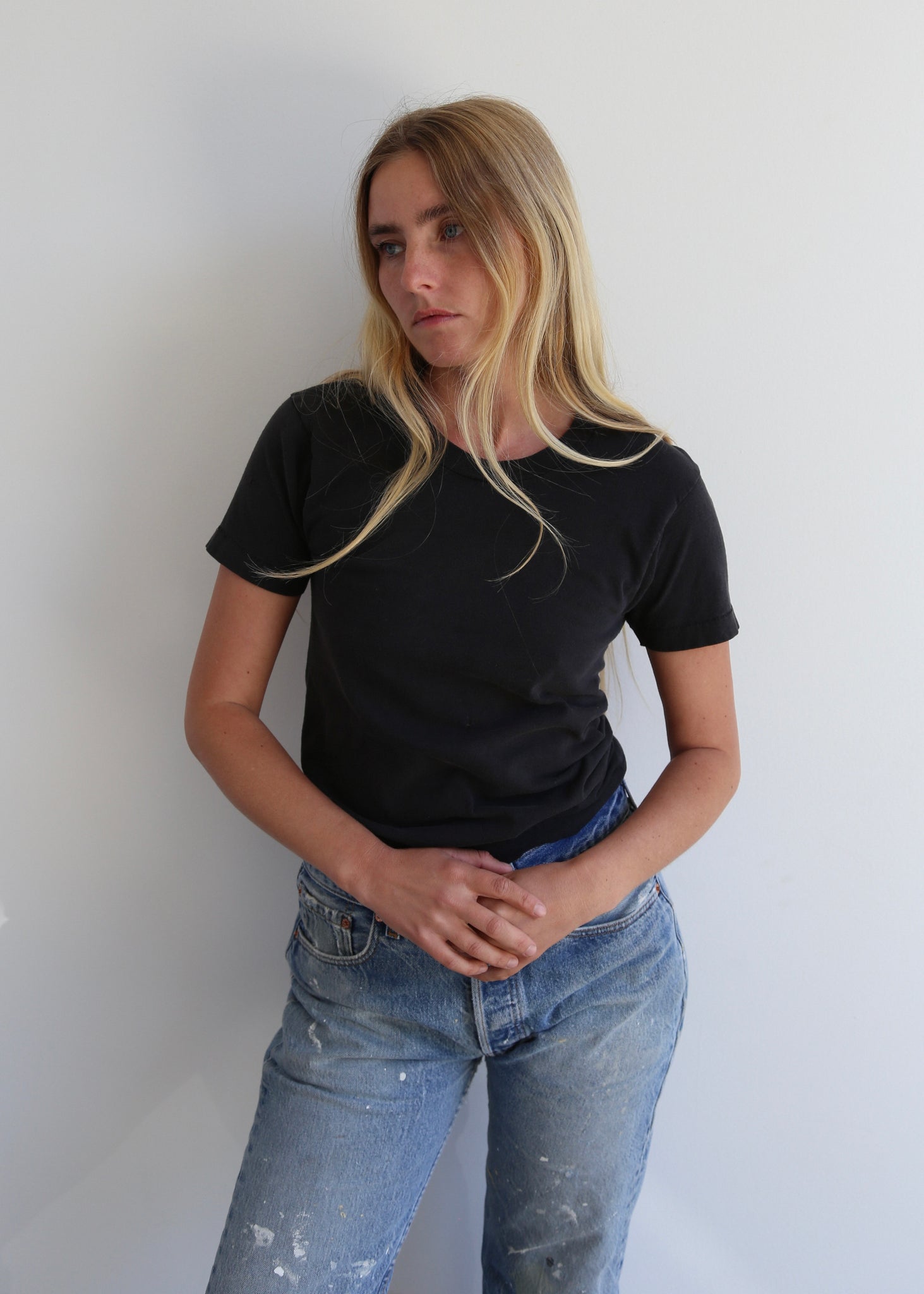 90’s Faded Black Tee