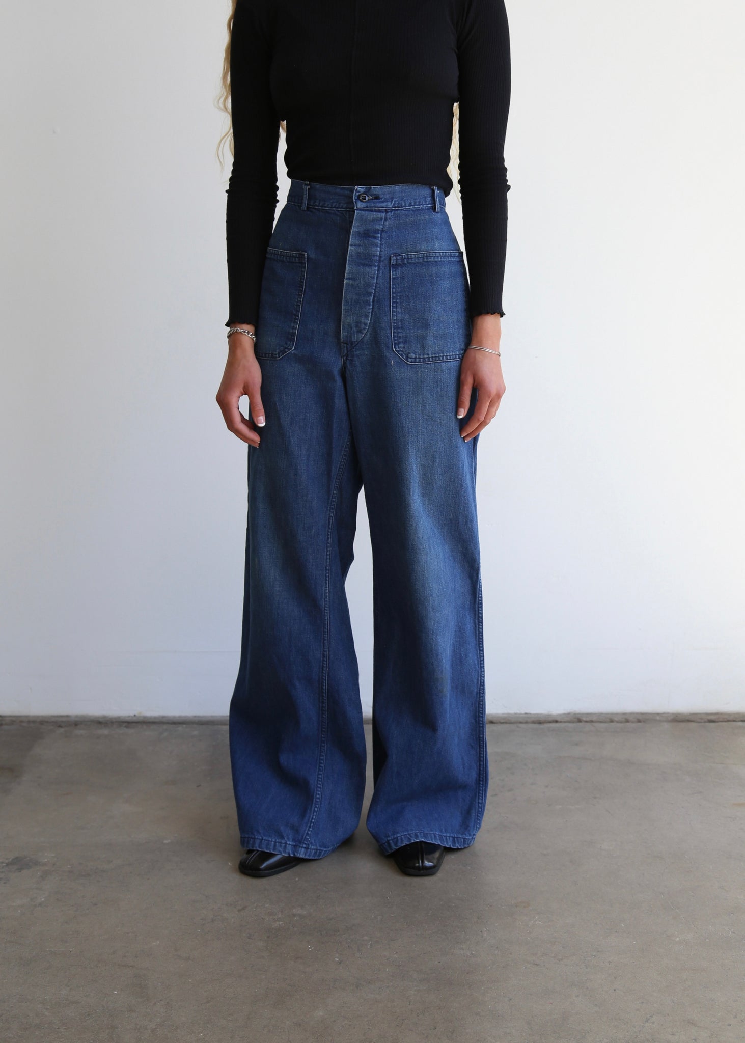 50’s US Navy Denim Trousers (30”)