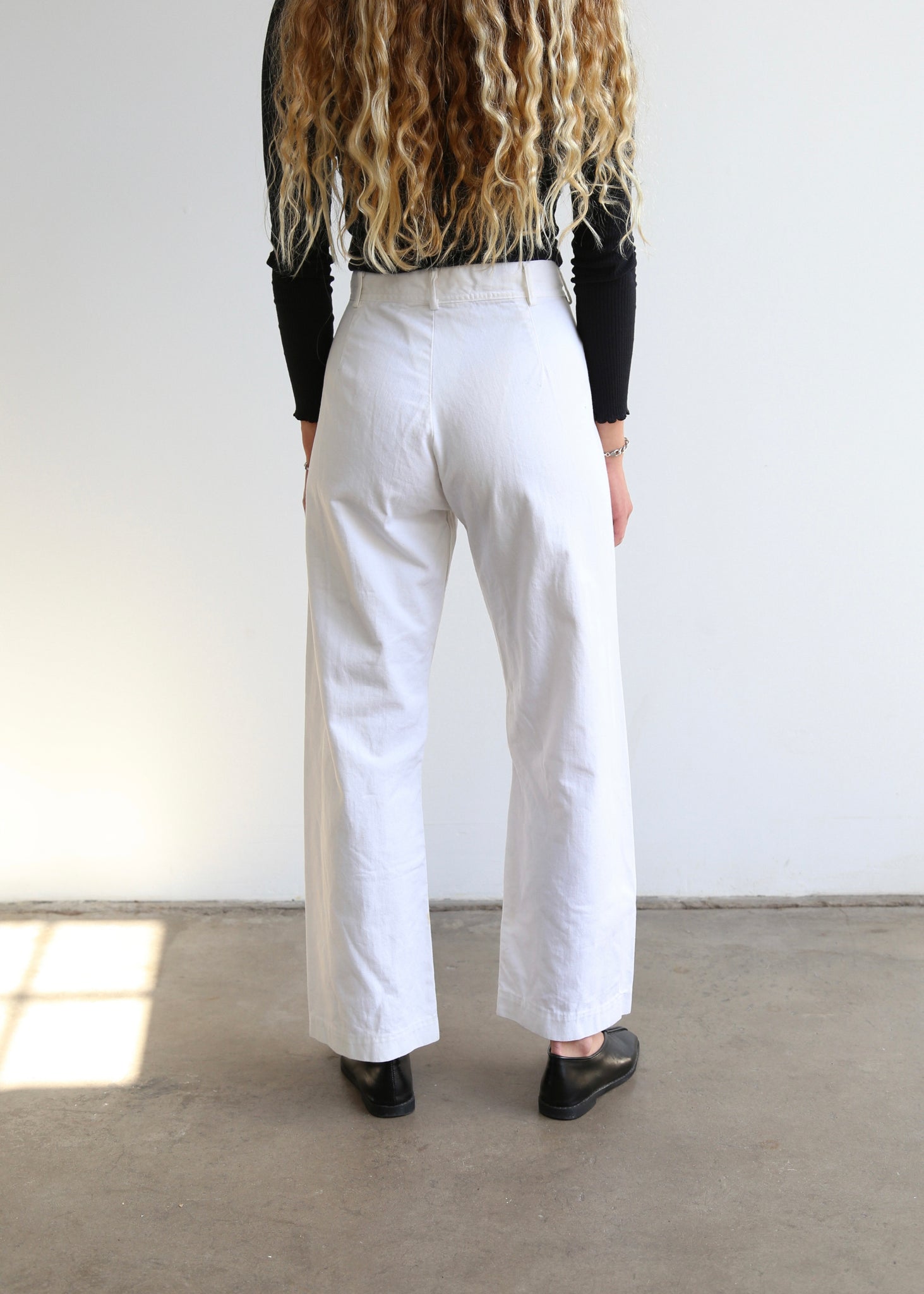40’s White US Navy Trousers (28”)